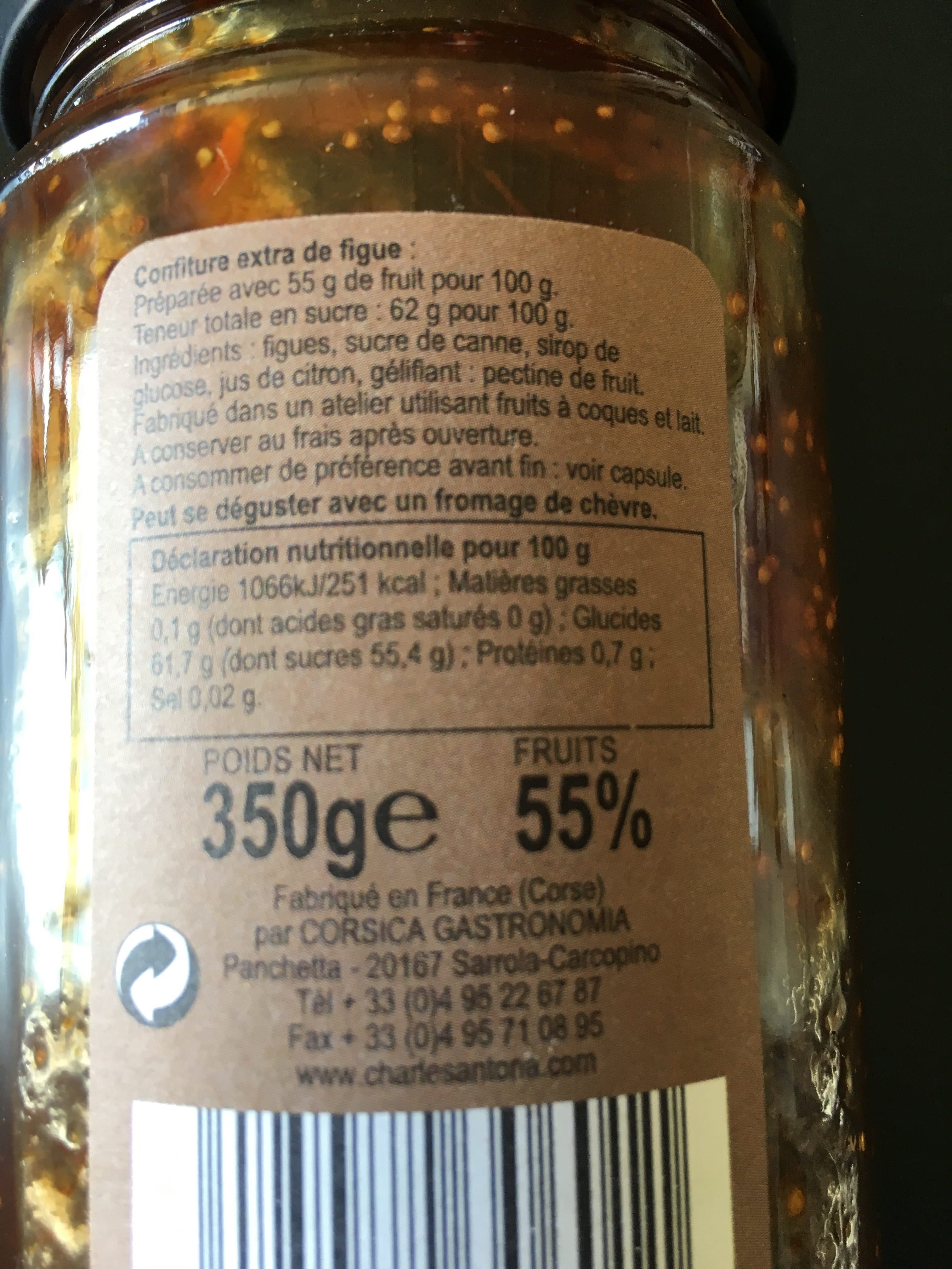 Minnà Confiture de figue packshot
