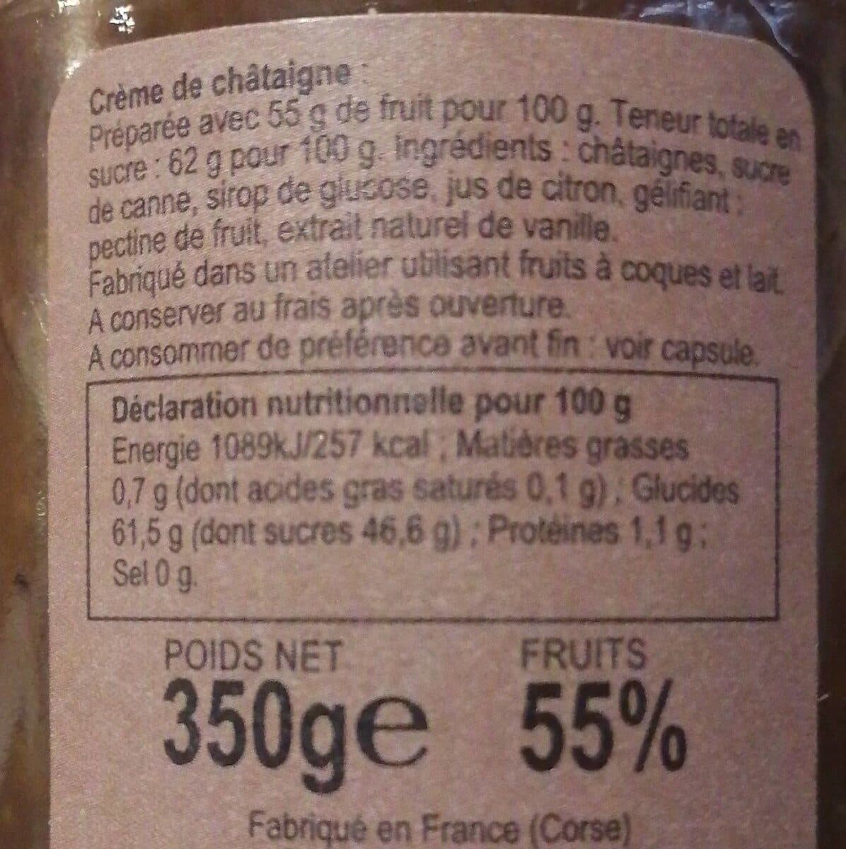 Charles Antona Crème de châtaigne packshot