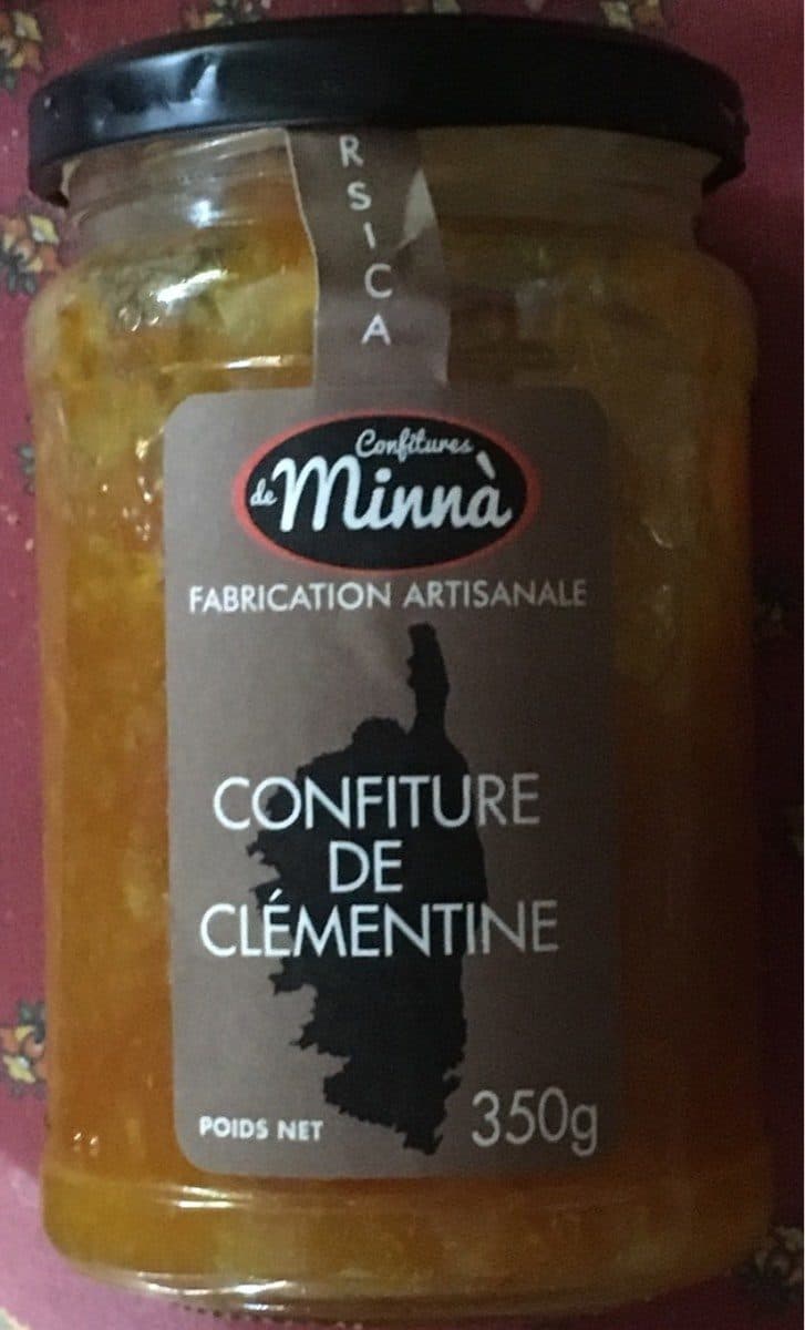 Confitures de Minnà Confiture de clementine packshot