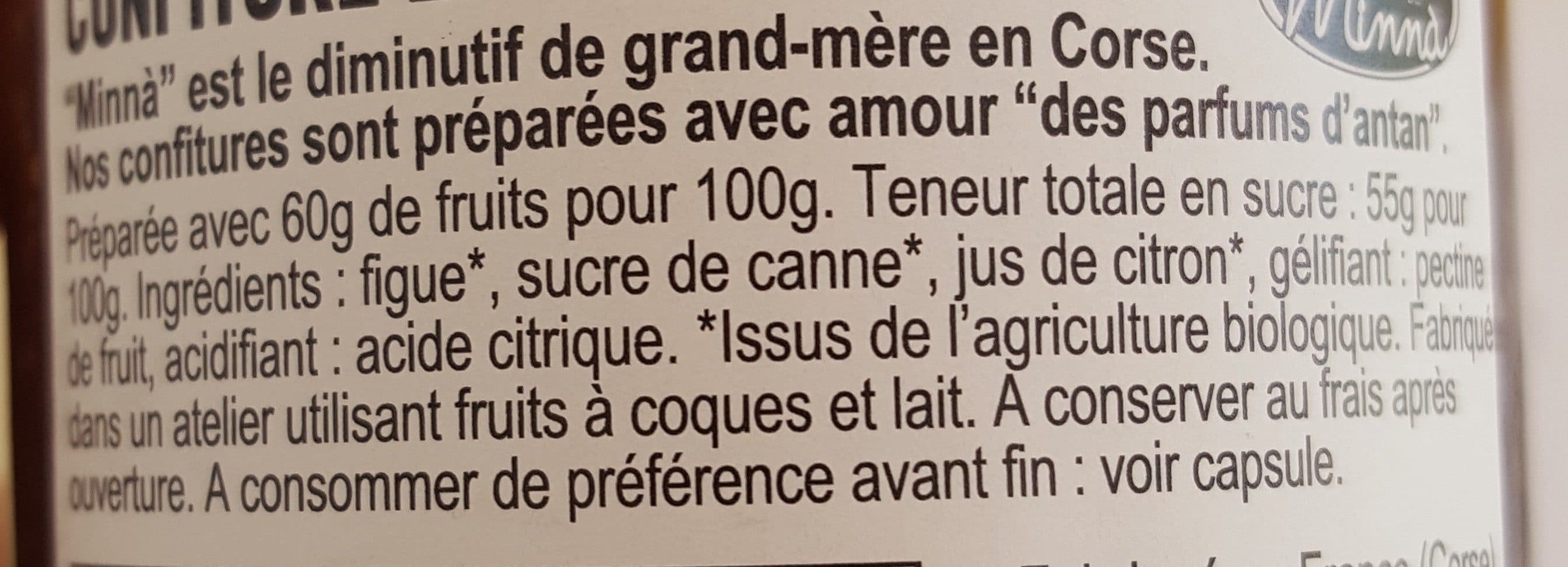 Charles Antona Confiture extra bio de Corse packshot