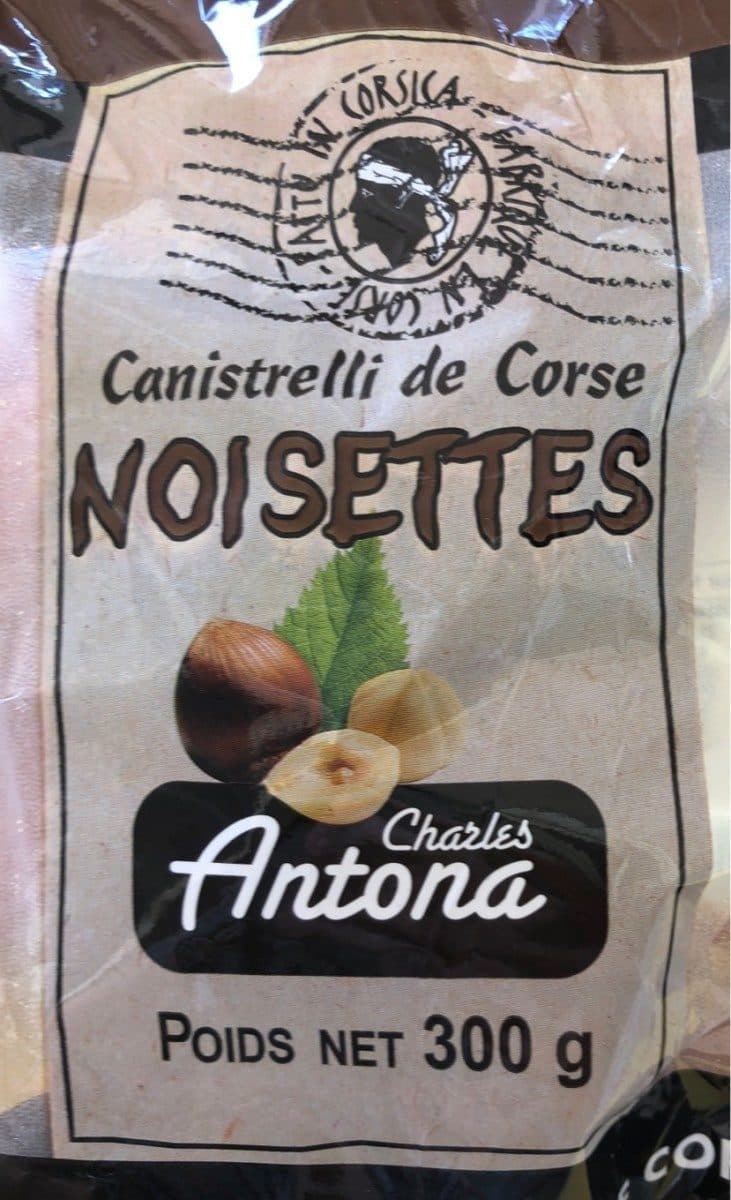 Charles Antona Canistrelli de Corse noisettes packshot