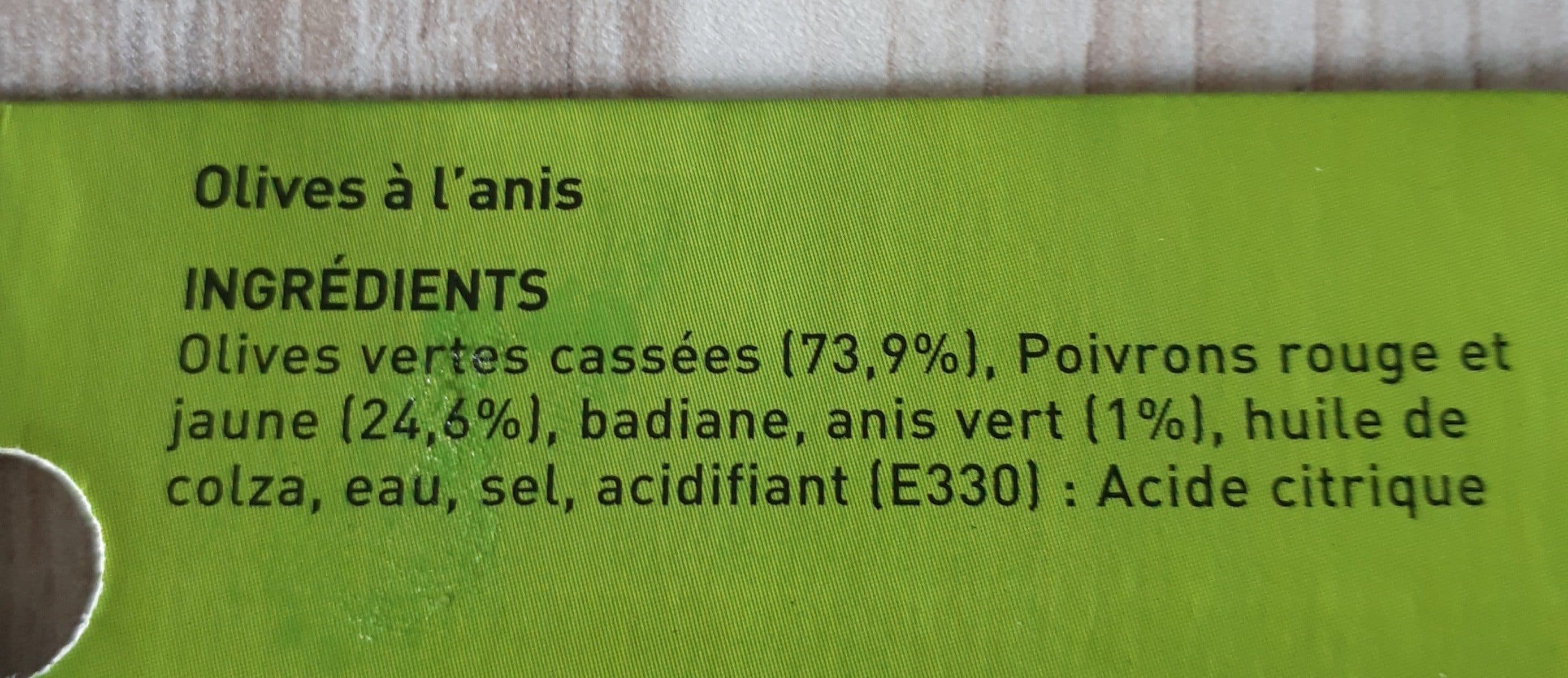 Pépé Olivo Olives saveur douce anisée packshot