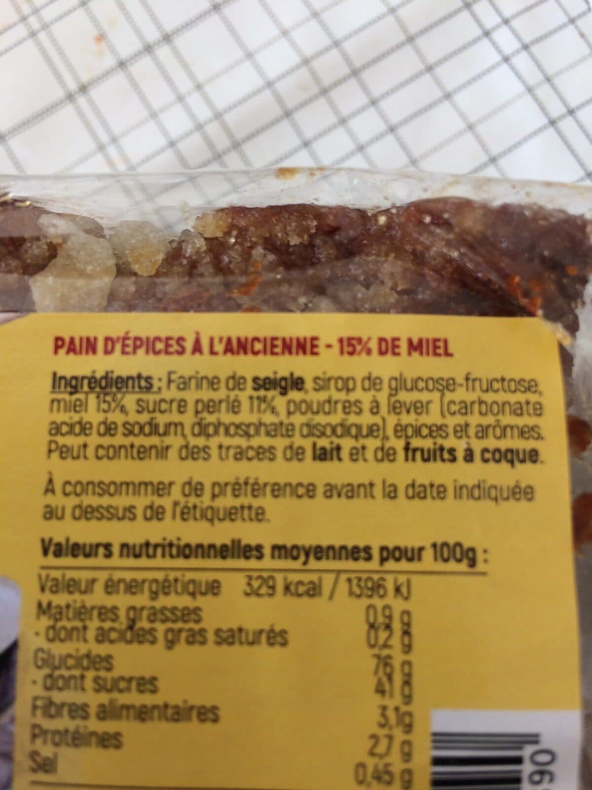 Miel Crétet Pain d epice a l ancienne packshot