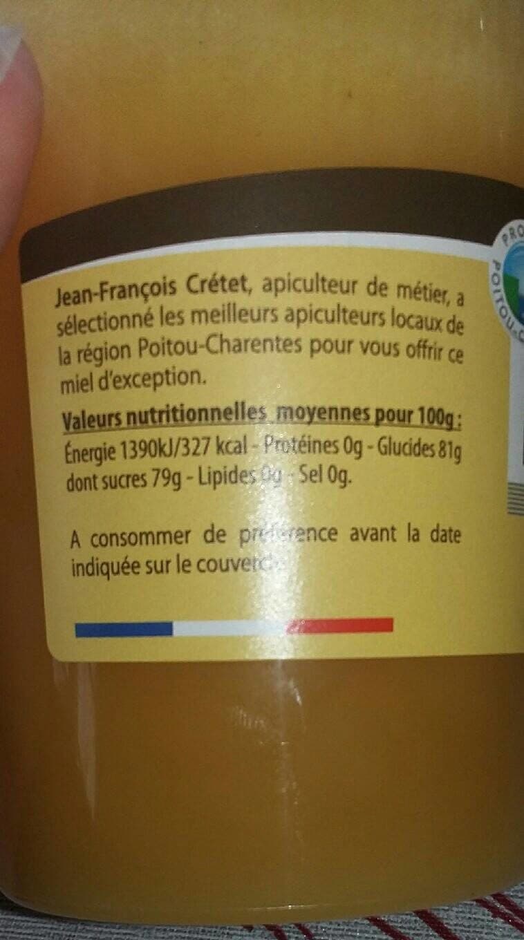 Miel Cretet Miel de fleurs poitou-charentes packshot