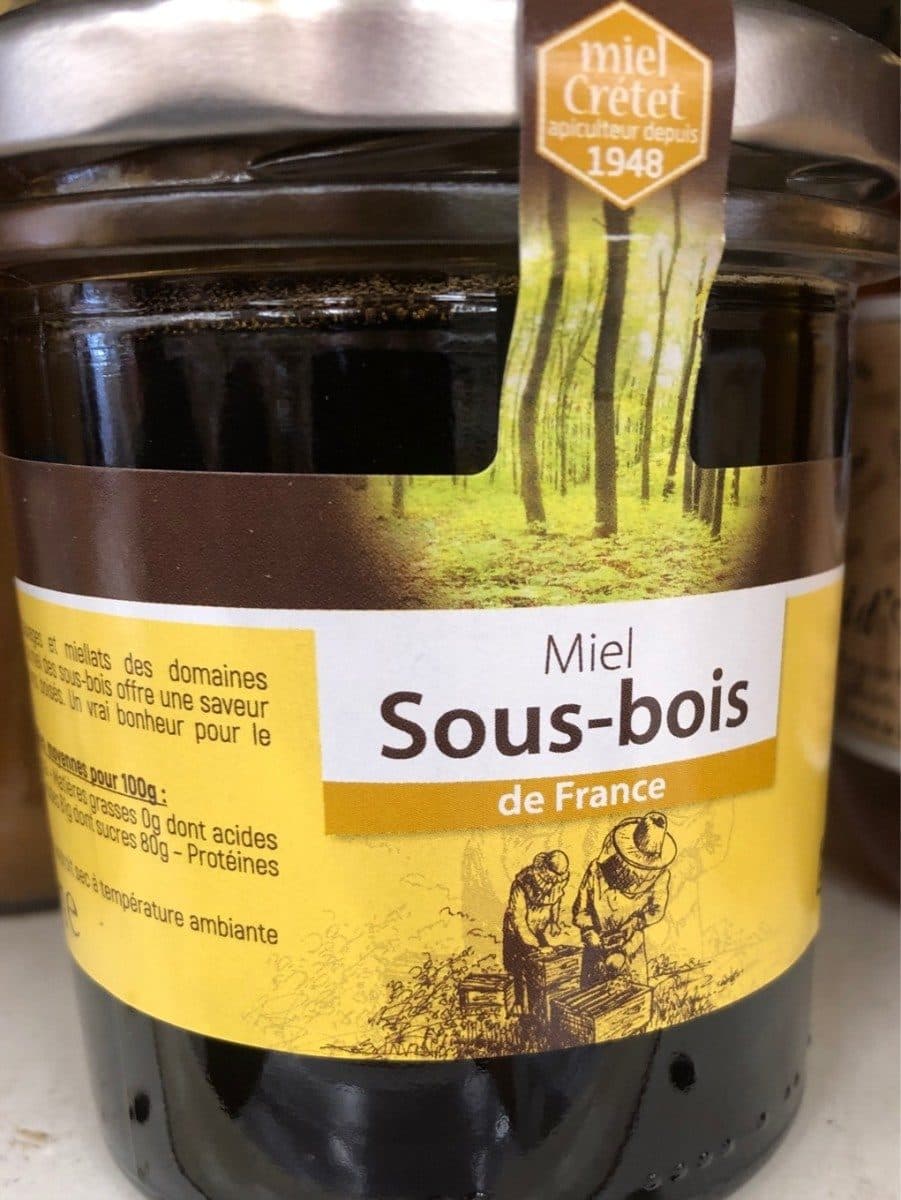 Miel Crétet Miel Sous-bois de France packshot