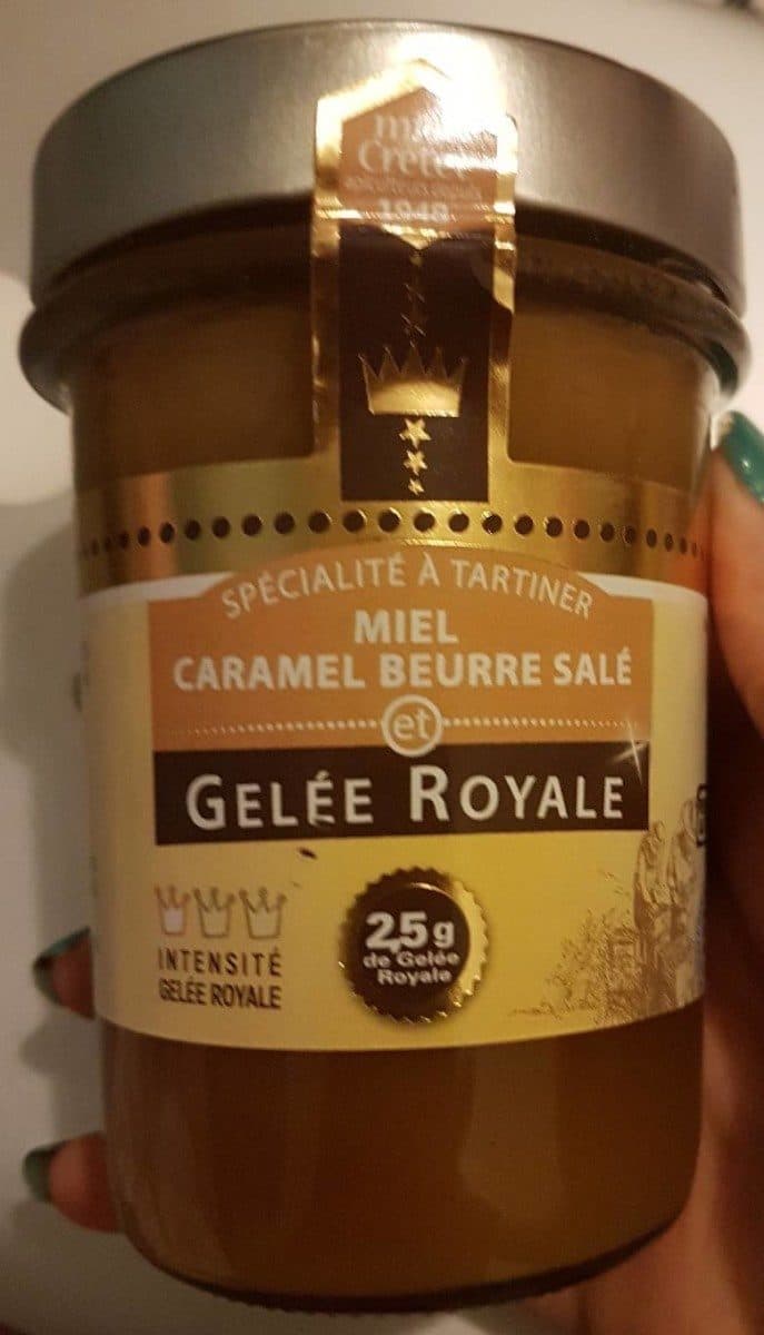 Miel Crétet Gelée royal et miel caramel beurre salé packshot