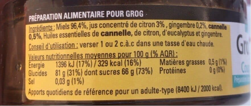 Miel Cretet Grog miel coup de froid packshot