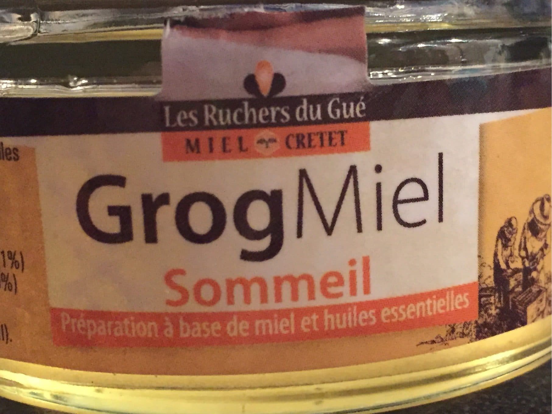 Les Ruchers Du Gué GROG Miel Sommeil packshot