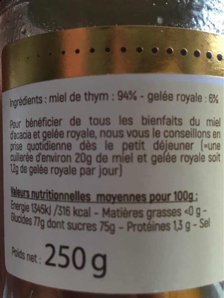 Maison cretet Miel et gelée royale packshot