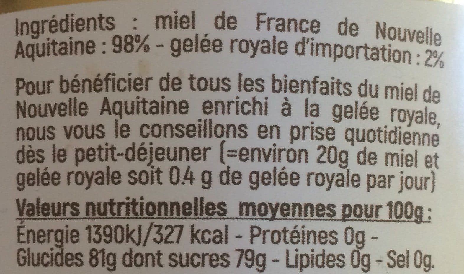 Miel Cretet Miel de fleurs et gelée royale packshot