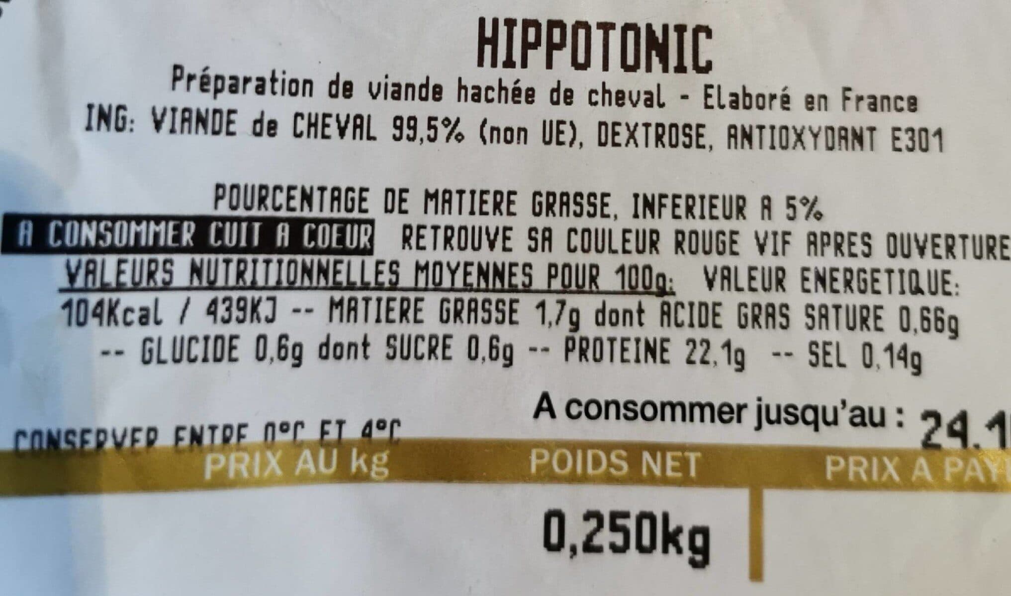 Mon chevalin à moi Steack de cheval packshot