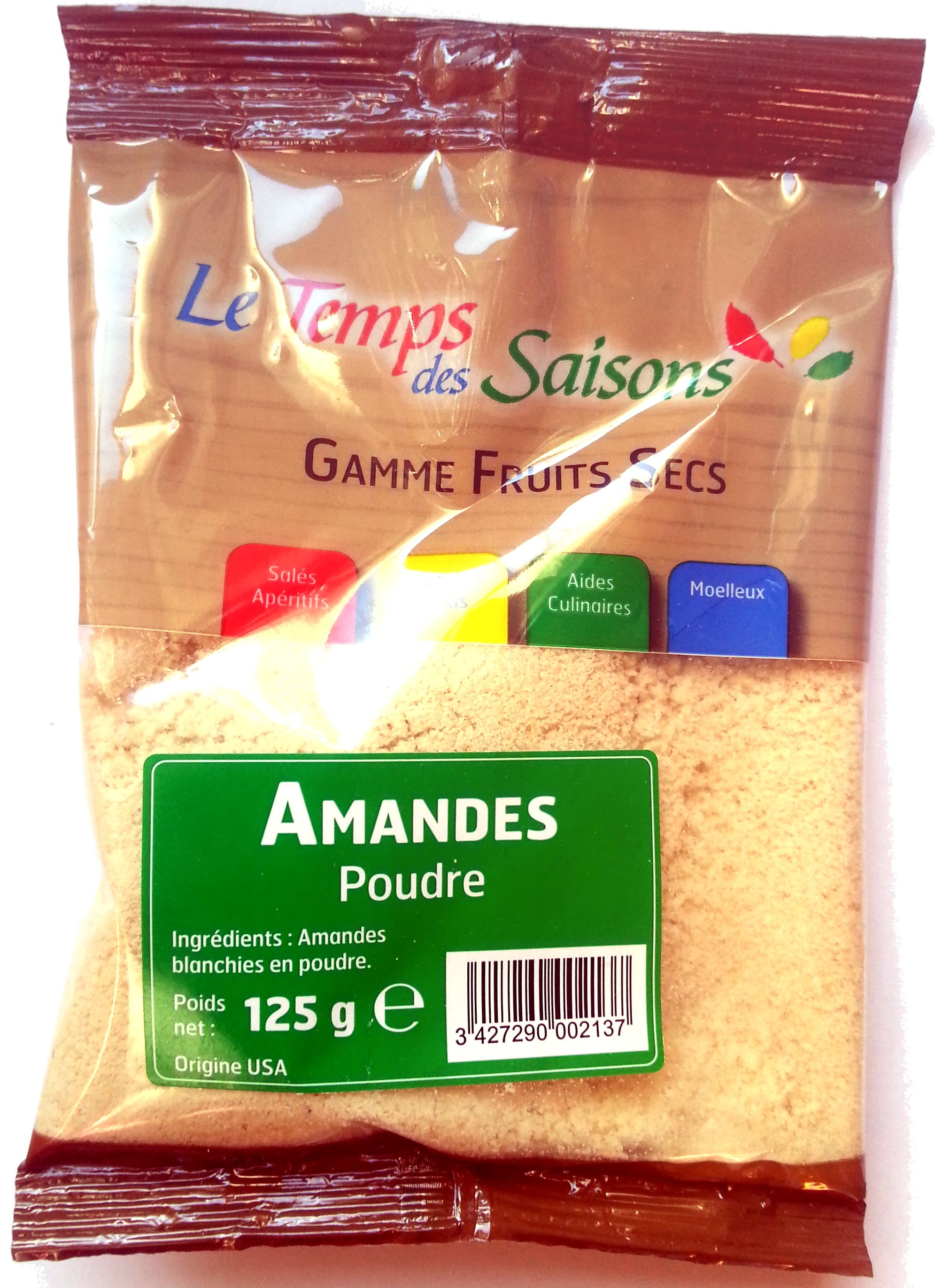 Le Temps des Saisons Amandes Poudre packshot