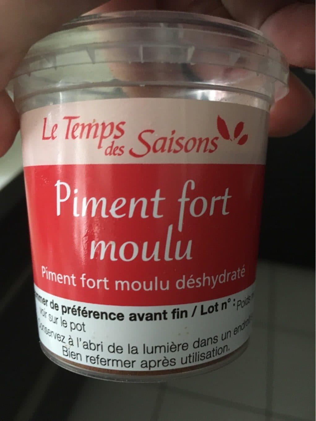 Le Temps Des Saisons Piment fort moulu packshot