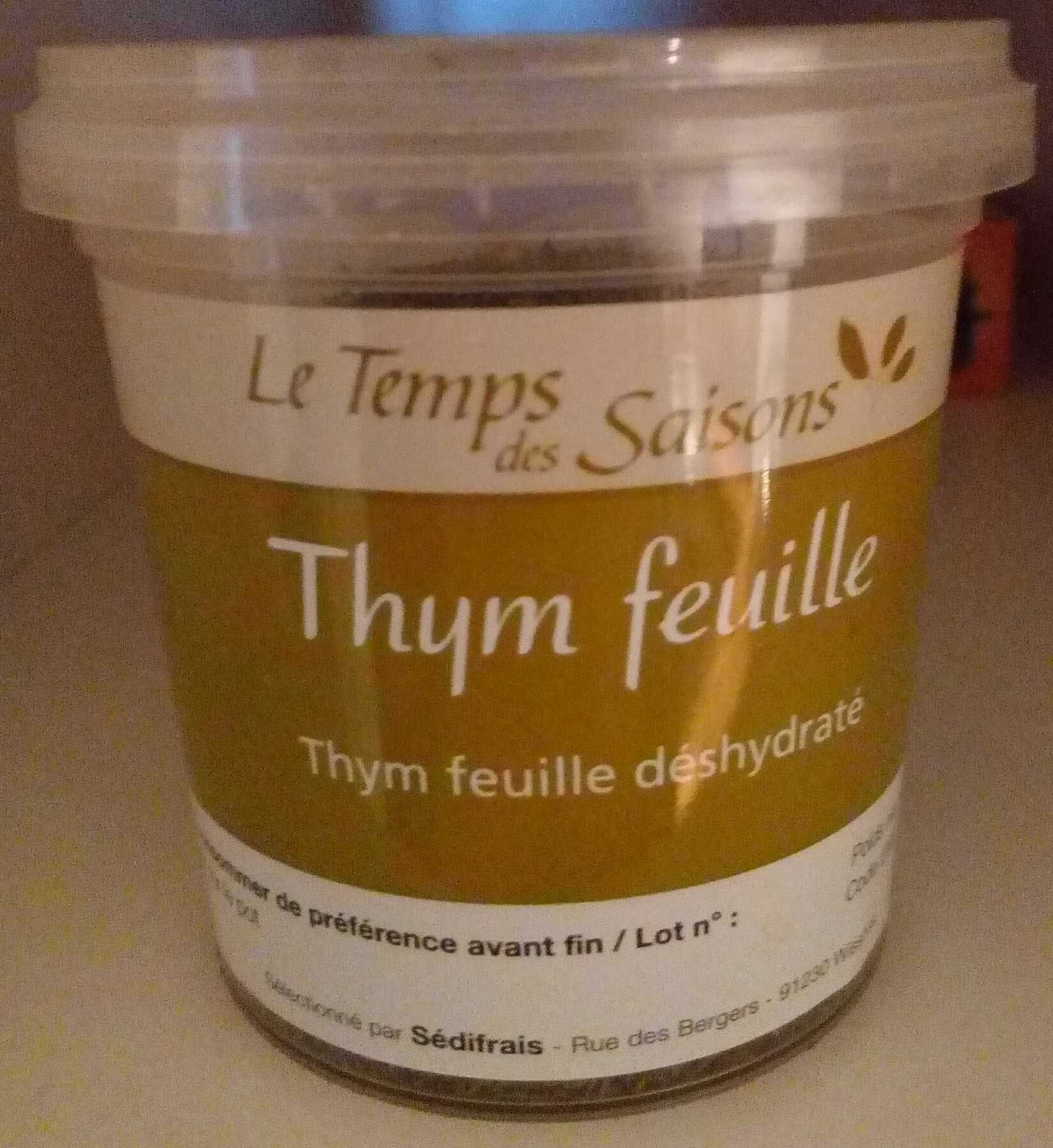 Le Temps des Saisons Thym feuille packshot
