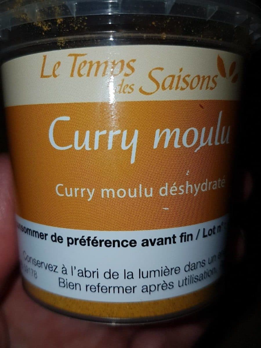 Open Food Facts Curry moulu packshot