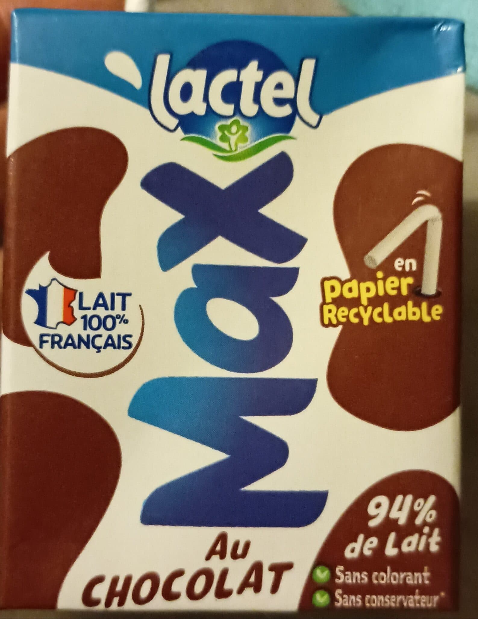 Lactel Max Lait choco Lactel packshot