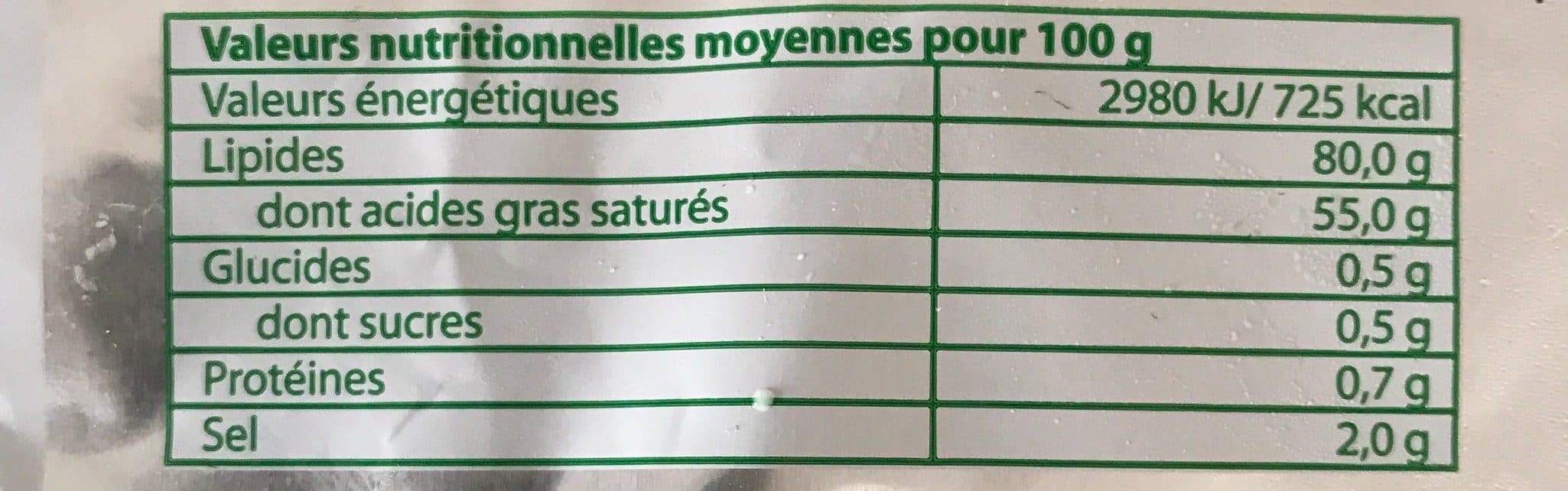 Lactalis Beurre Demi-sel Plaquette packshot
