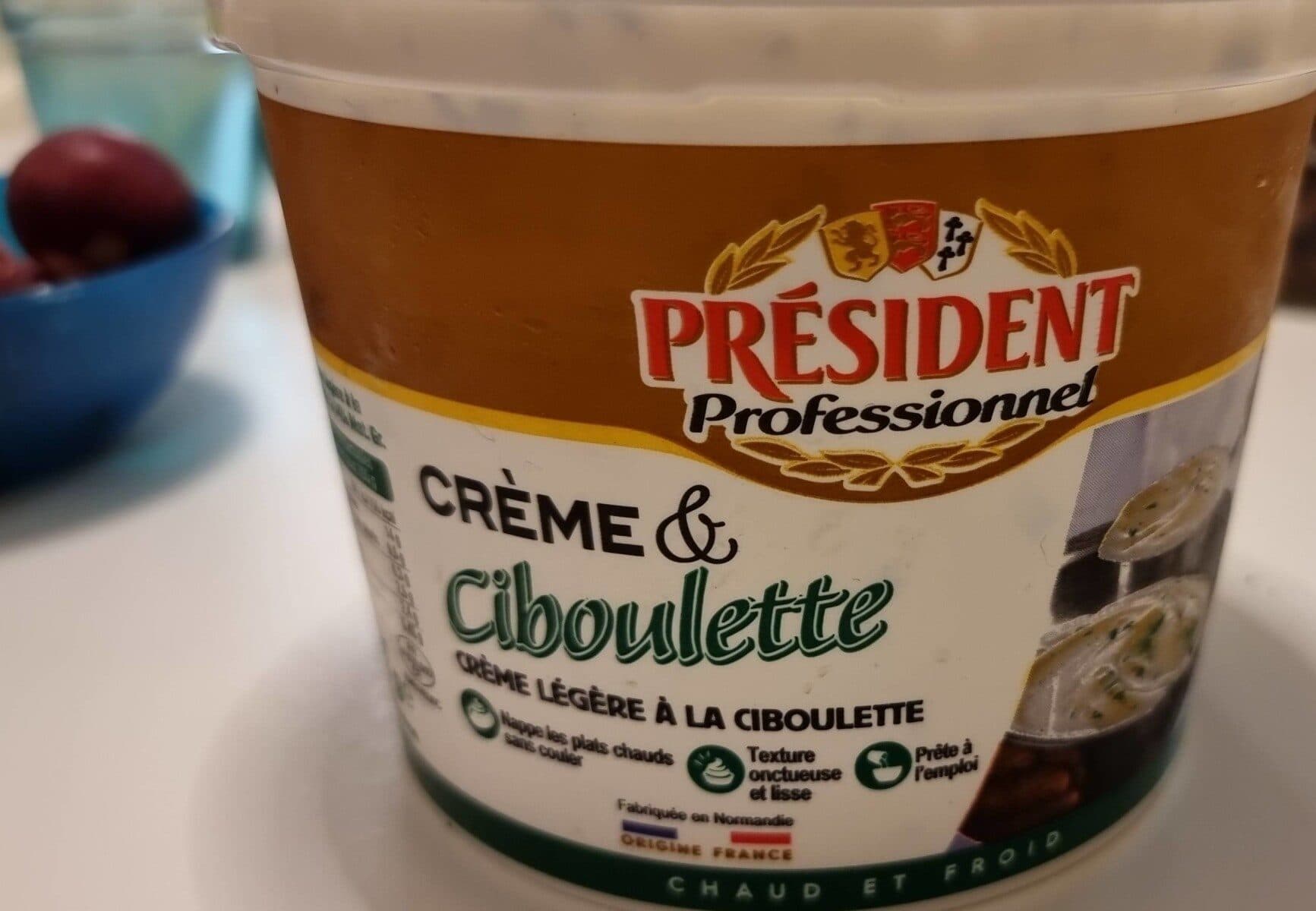 Président Professionnel Crème & Ciboulette 14 % packshot