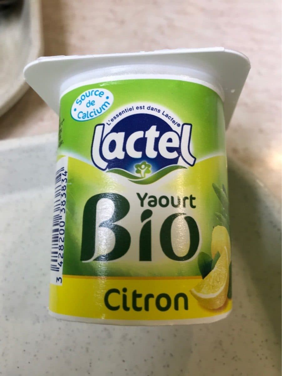 Lactel Yaourt citron packshot