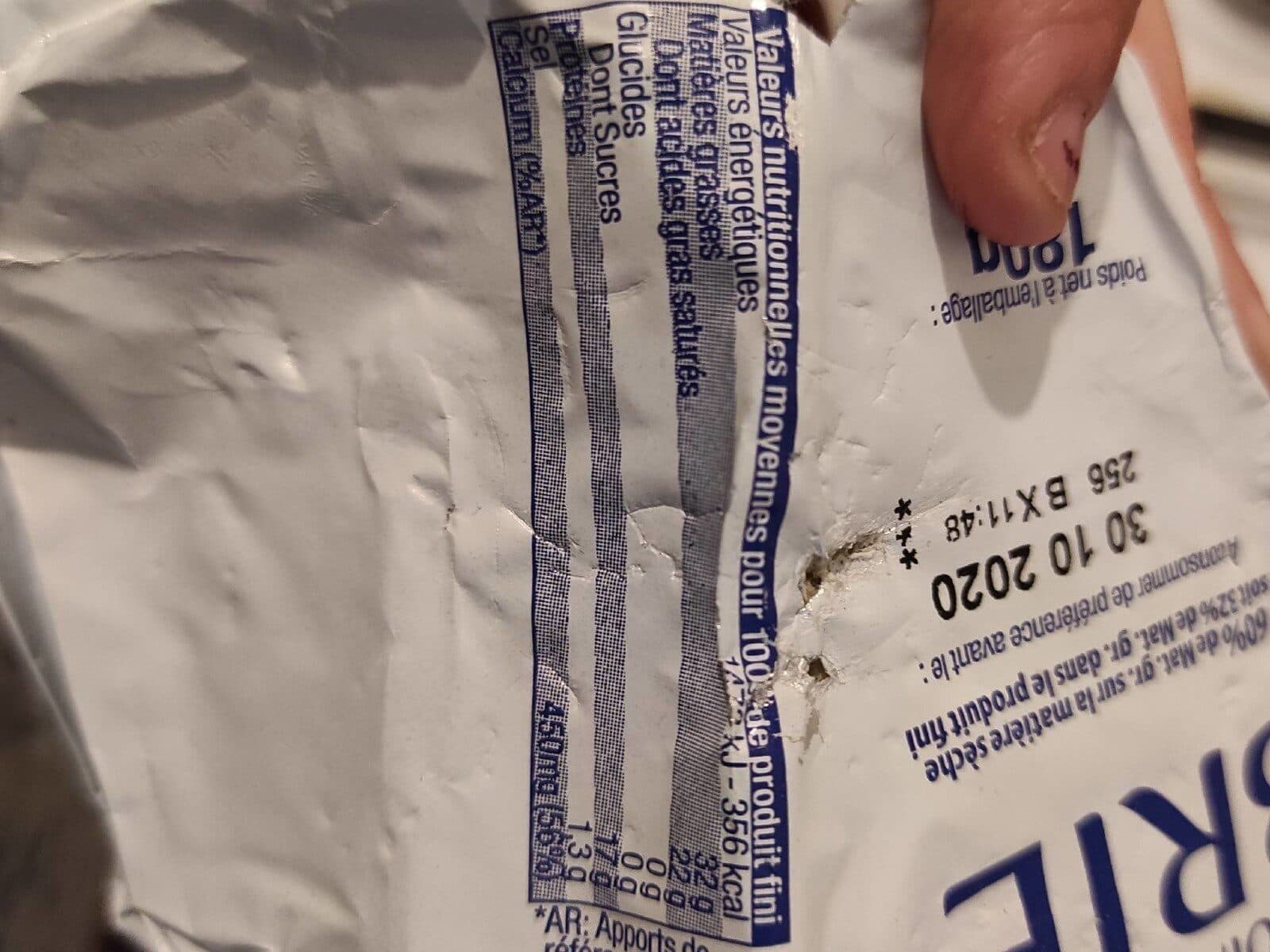 Bridel Pointe de brie packshot
