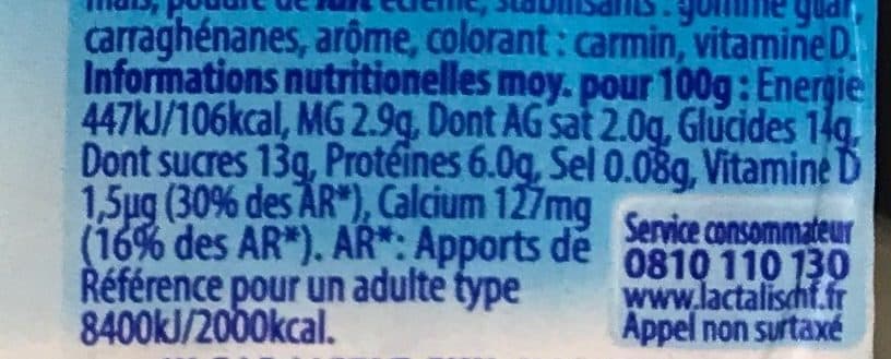 Nestlé Yoco goût Fraise packshot