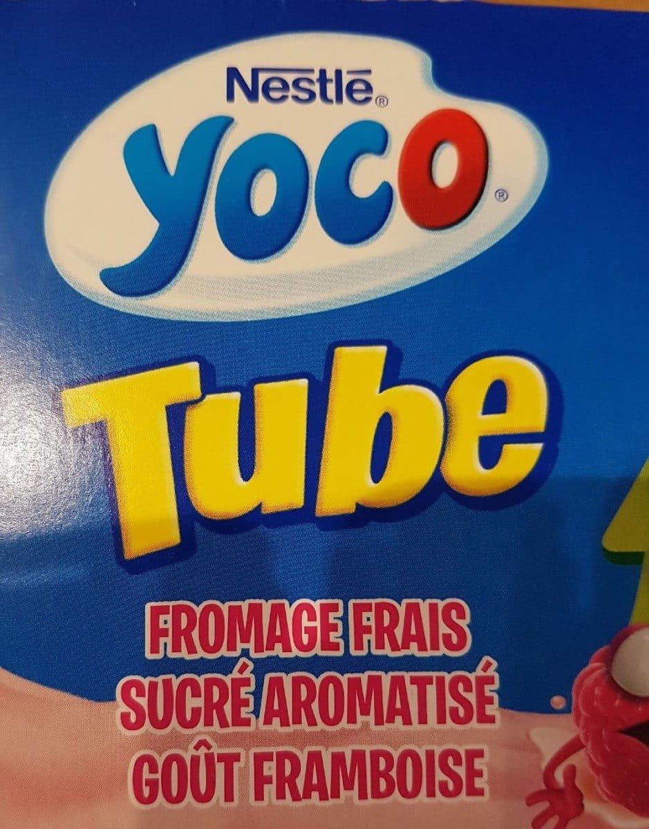 Nestlé Yoco tube packshot