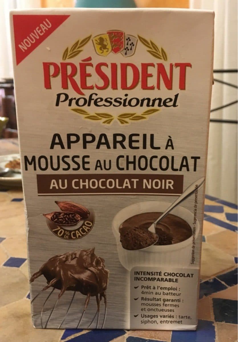 Président Appareil à Mousse au Chocolat Noir packshot