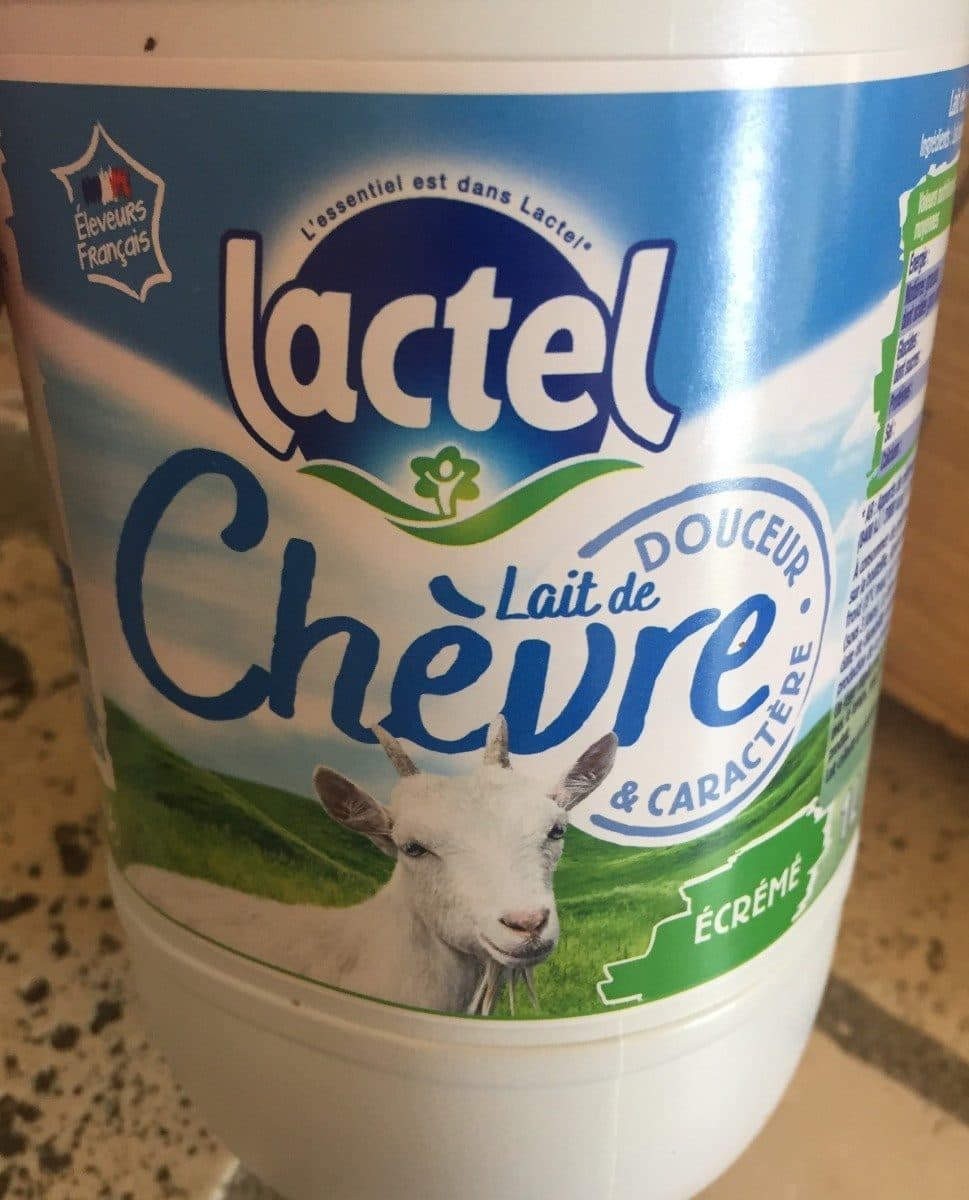 Lactel Lait de chèvre écrémé packshot