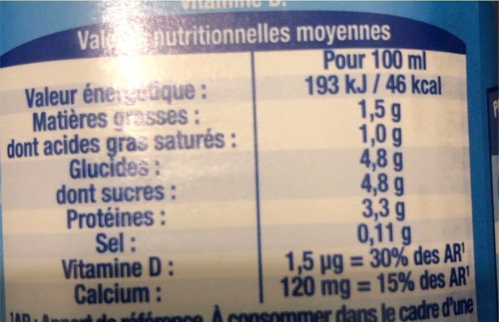 Lactel Lait Demi-écrémé Uht packshot
