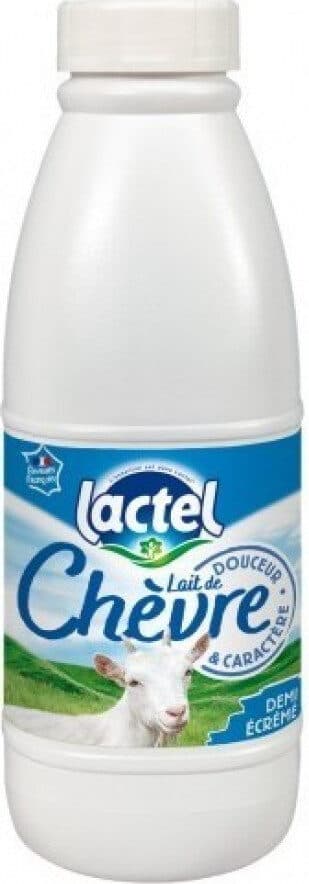 lactel lait de chèvre 1/2 écrémé packshot