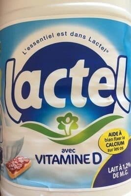 Lactel Lait lactel vitamine D demi-ecreme packshot