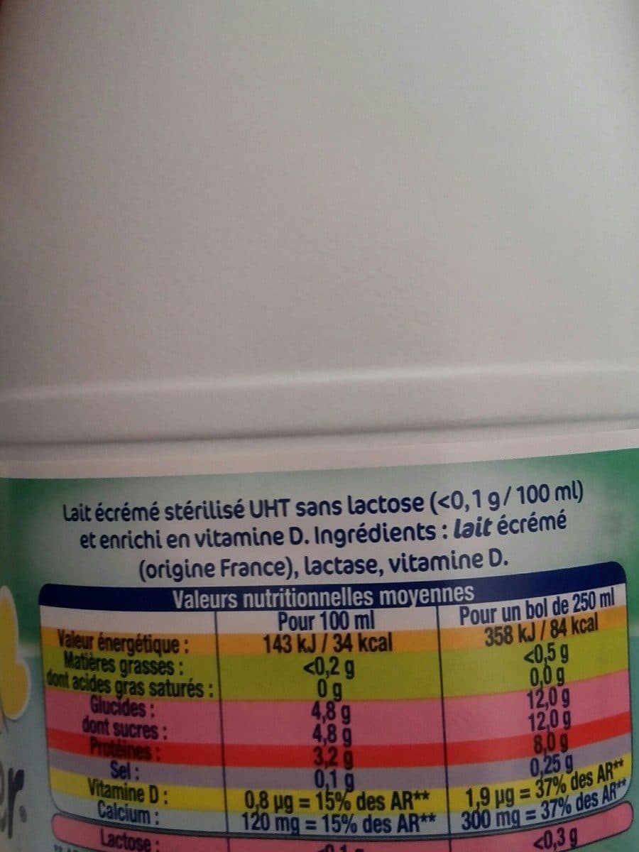 Lactel Matin léger packshot