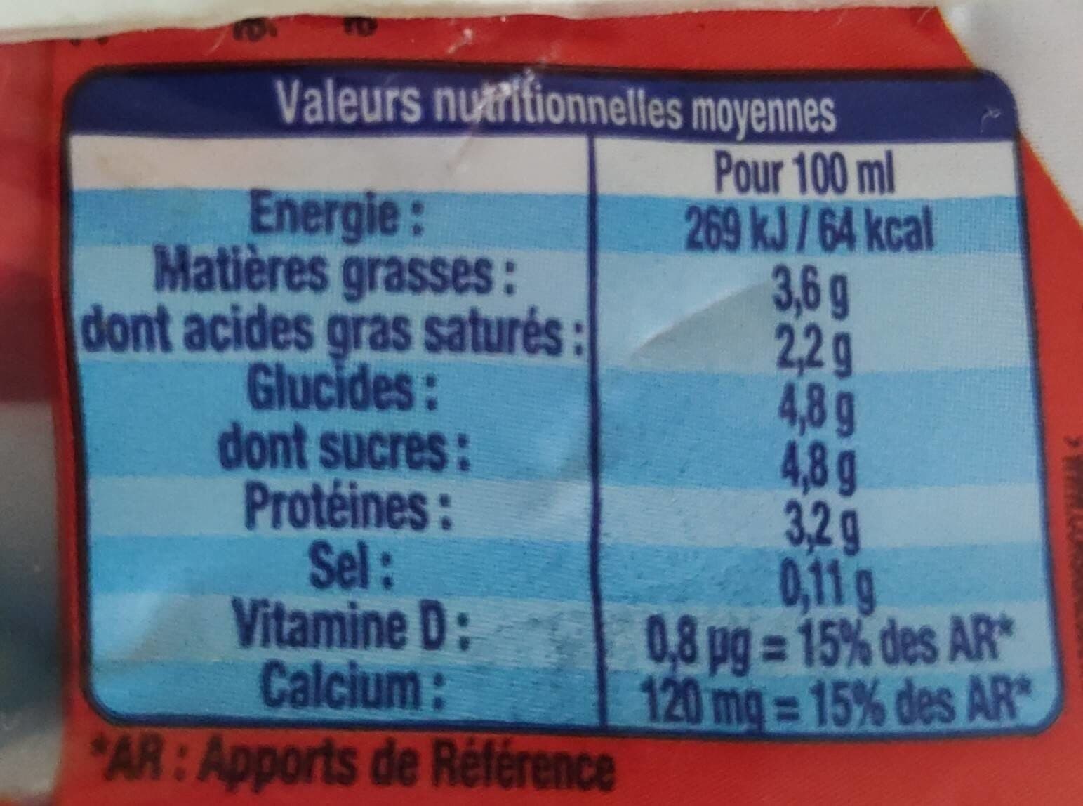 Lactel Lait entier packshot