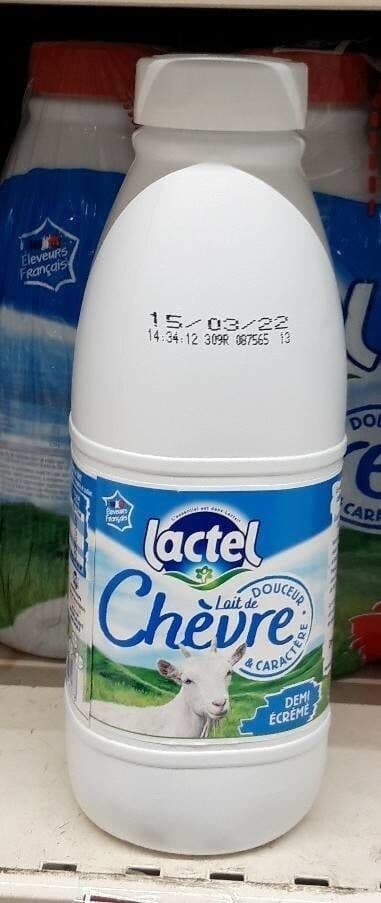 Lactel Lait Chèvre packshot