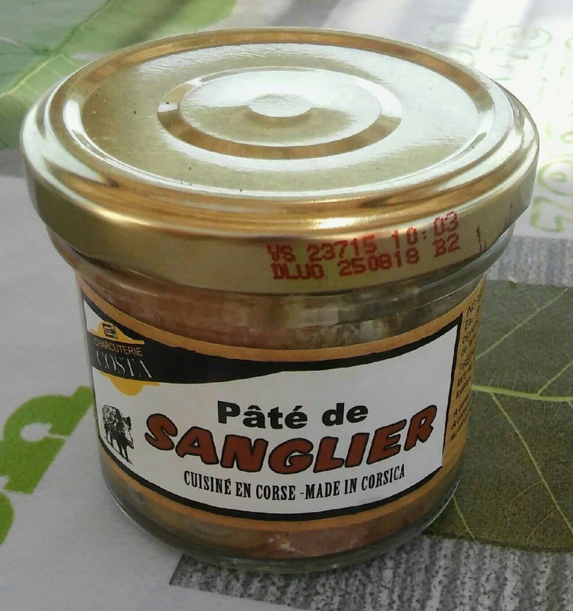 Open Food Facts Pâté de Sanglier packshot