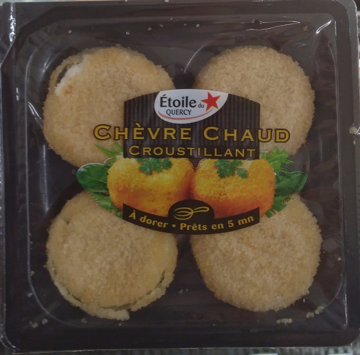 Étoile du Quercy Chèvre Chaud Croustillant 100 G, 1 Pièce packshot