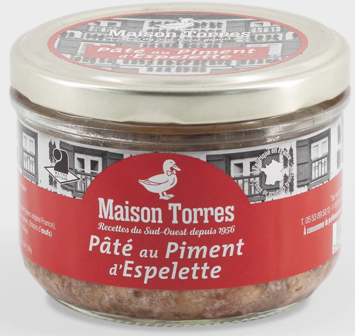 Maison Torres Pâté au piment d'espelette packshot