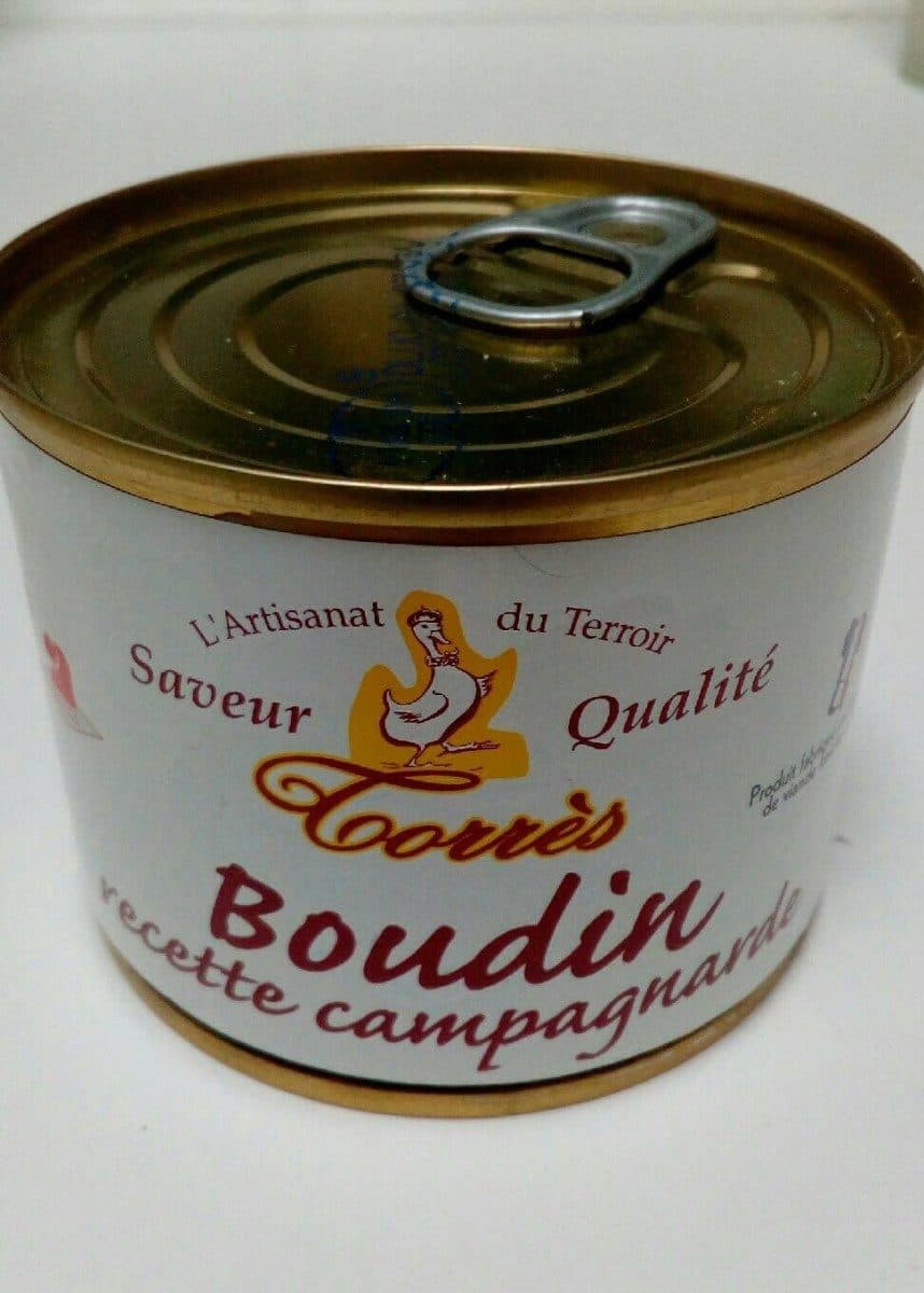 Maison Torres Boudin recette de campagne packshot