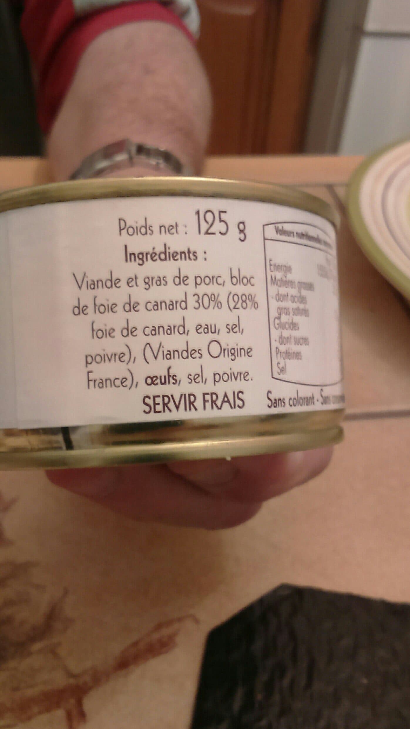 Torres Pâté au foie de canard packshot