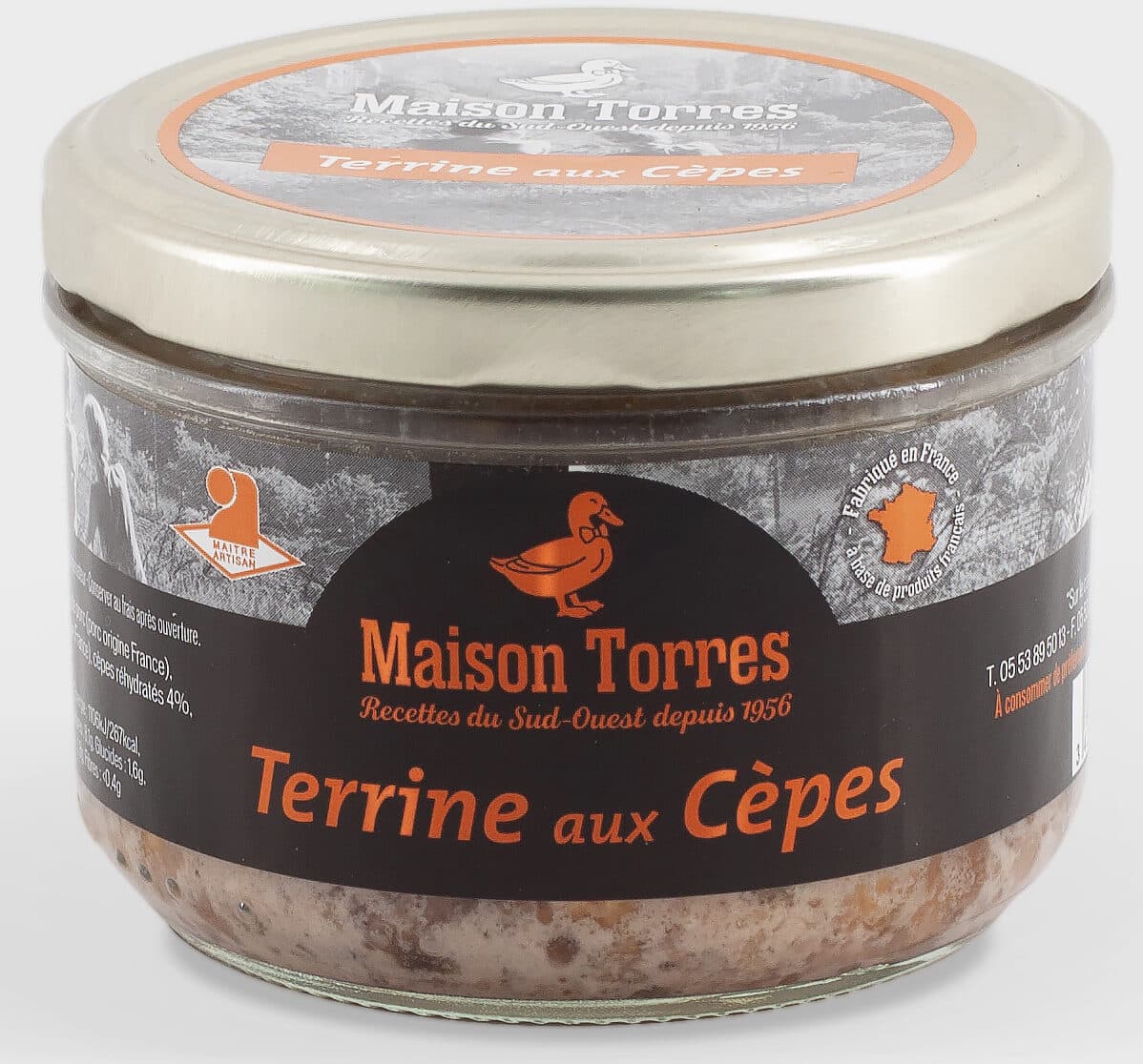 Maison Torres Terrine aux Cèpes packshot