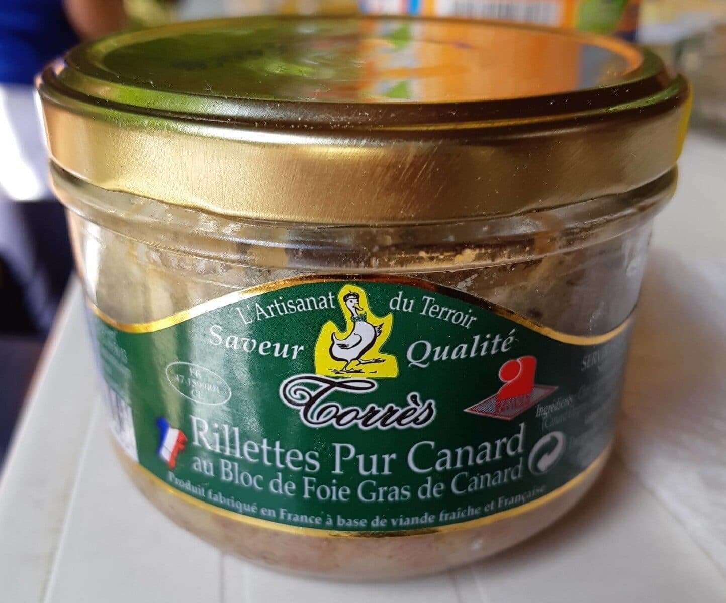 Maison Torres Rillettes de canard au bloc de foie gras packshot