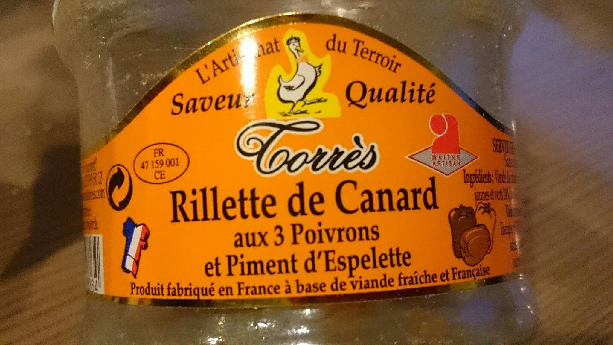 Maison Torres Rillettes de canard packshot