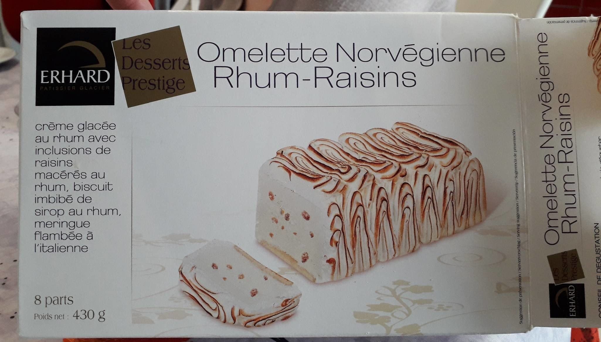 Erhard Omelette norvégienne rhum raisin packshot