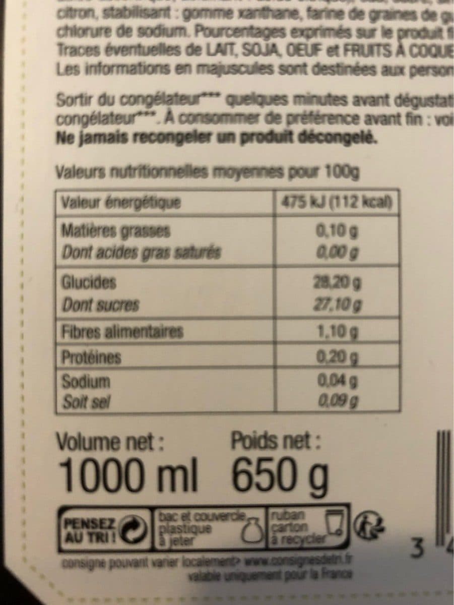 Erhard Sorbet Pomme packshot