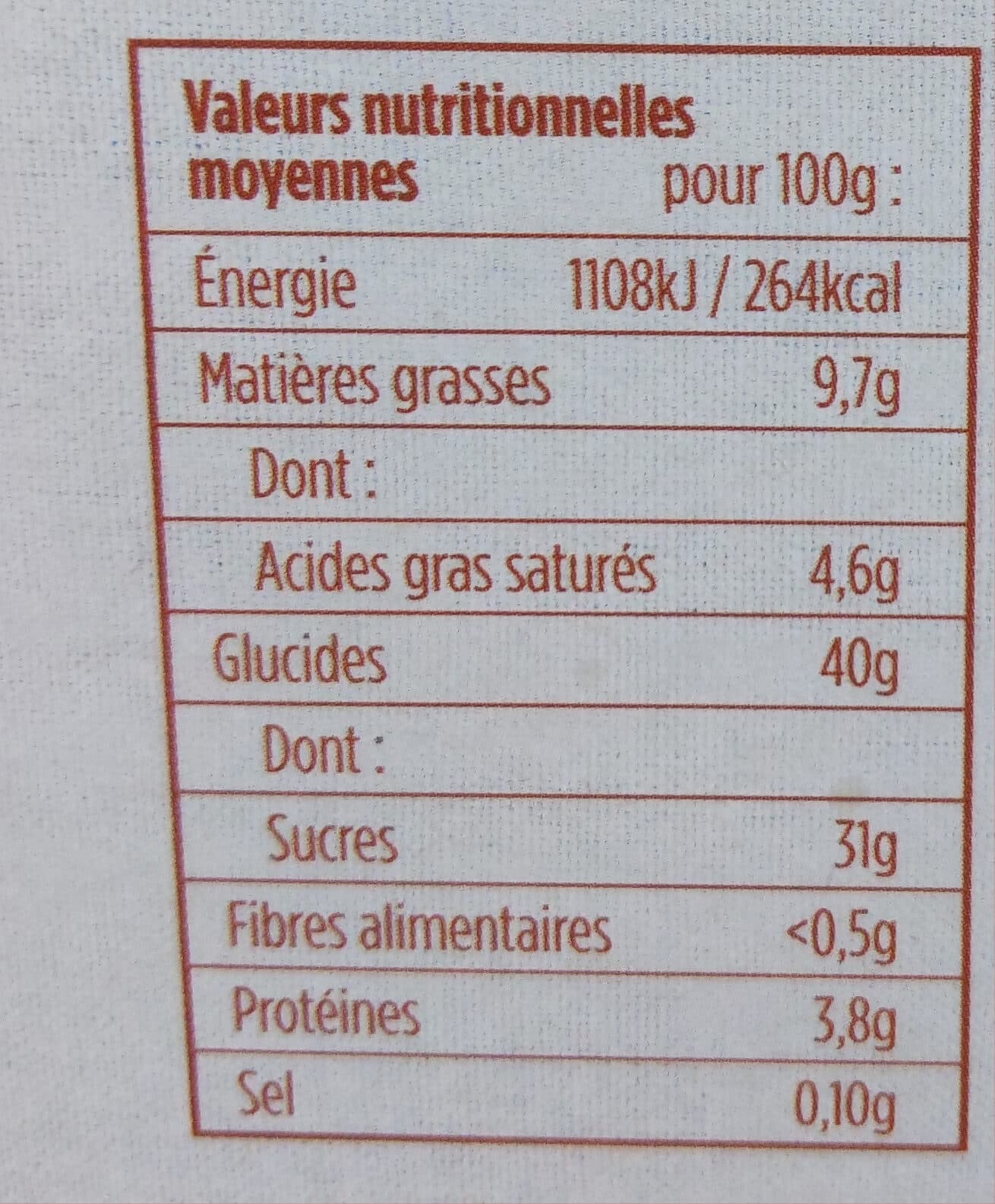 Toupargel Buche glacée nougatine packshot