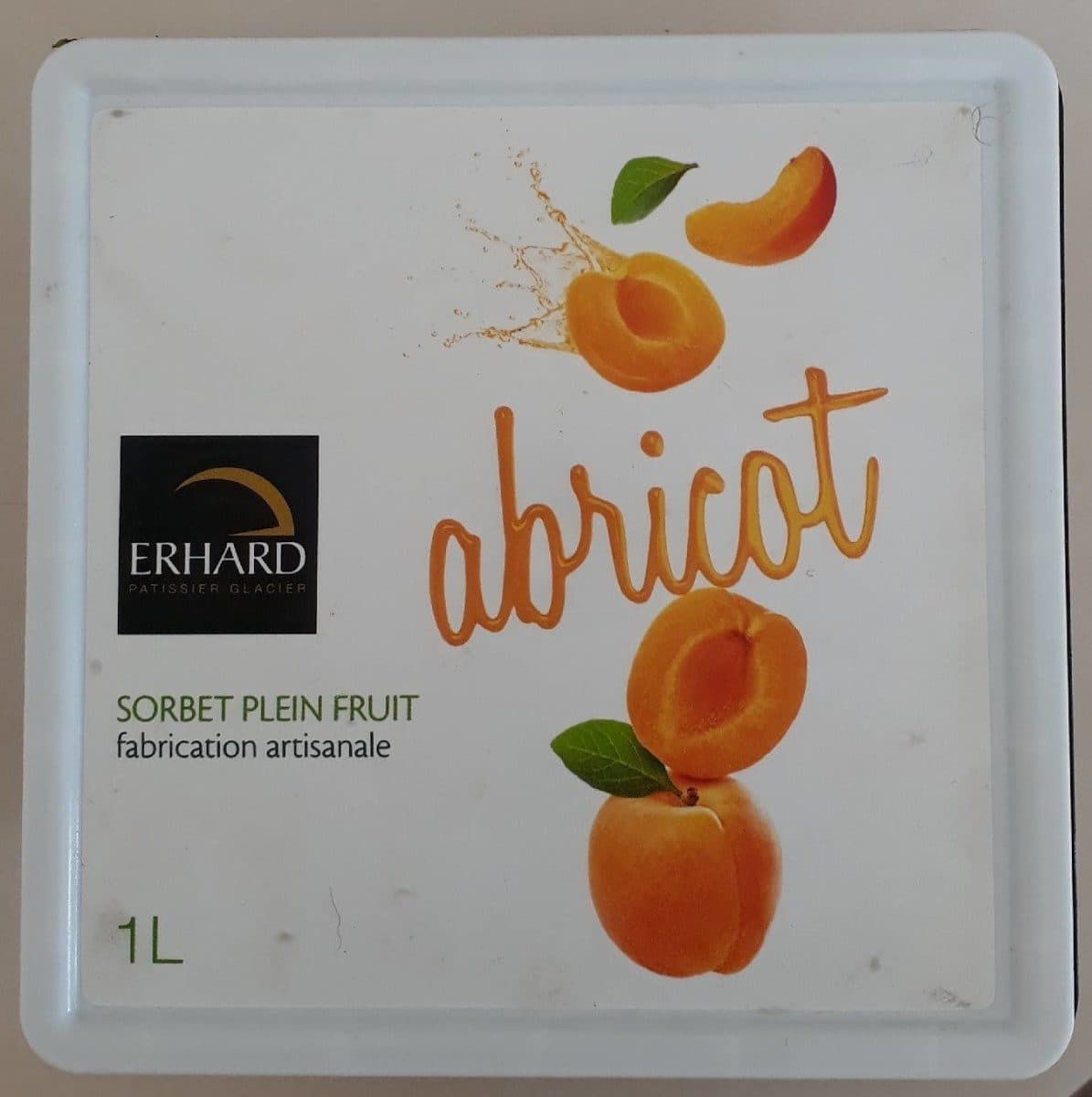 Erhard Sorbet abricot packshot