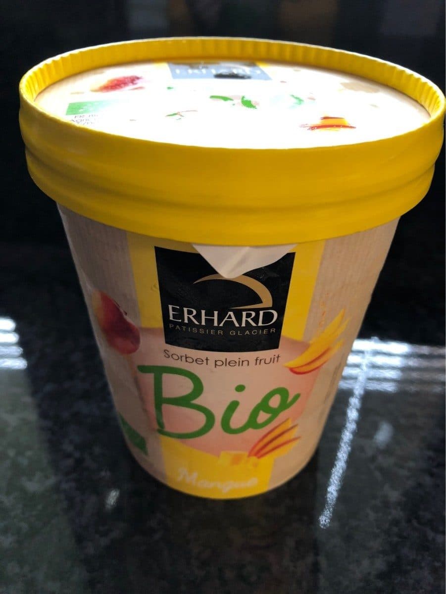 Erhard Sorbet plein fruit bio packshot