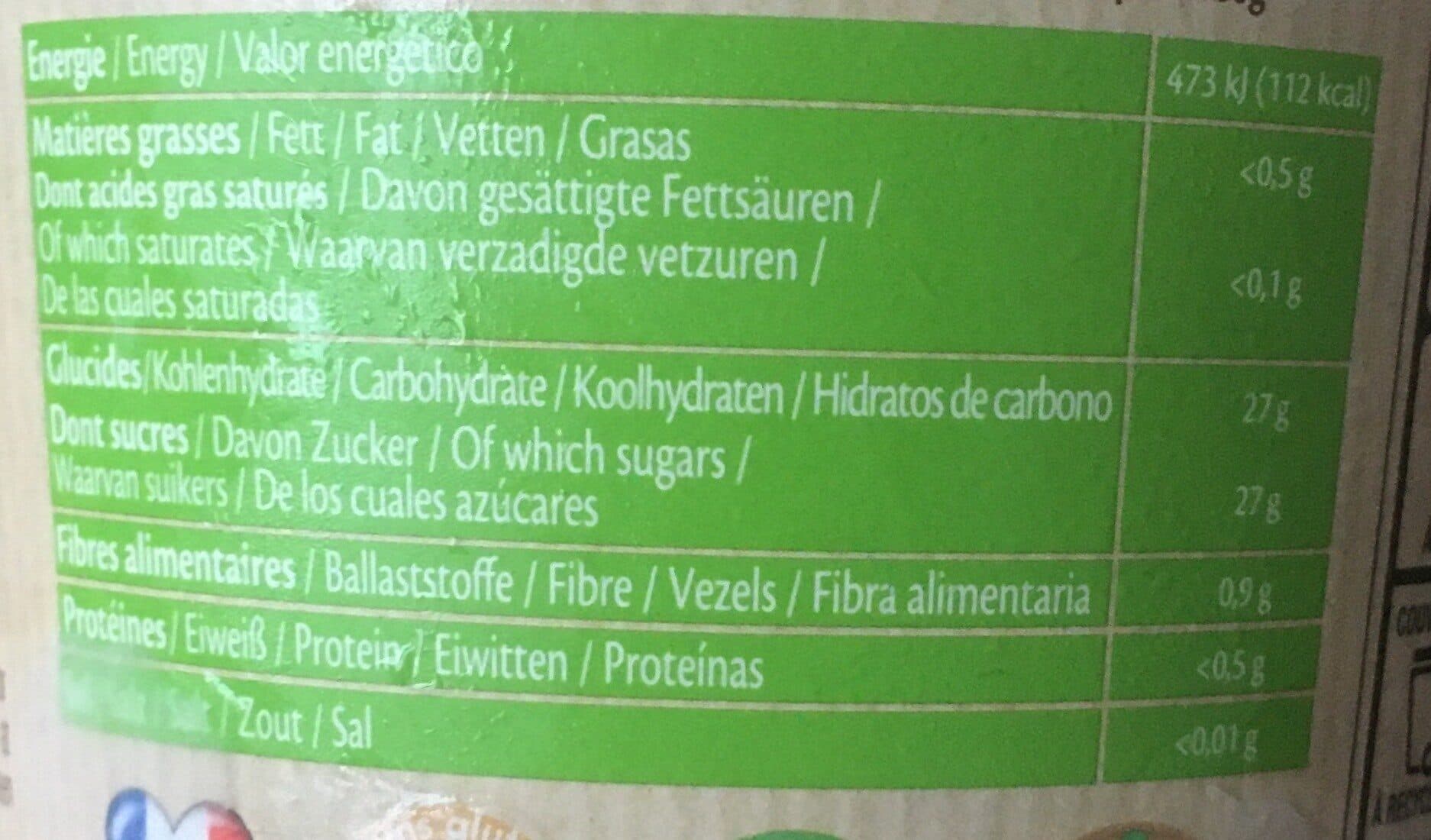 Erhard Sorbet plein fruit bio packshot