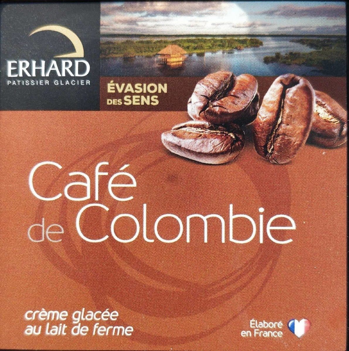 Erhard Crème glacée Café de Colombie packshot