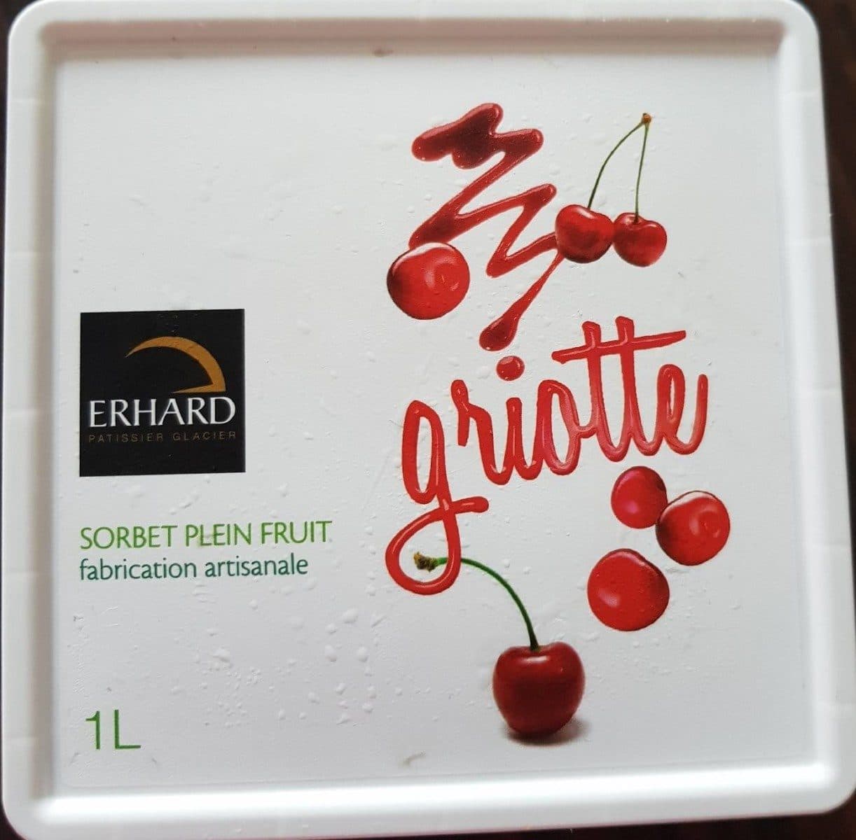 Erhard Sorbet griotte packshot